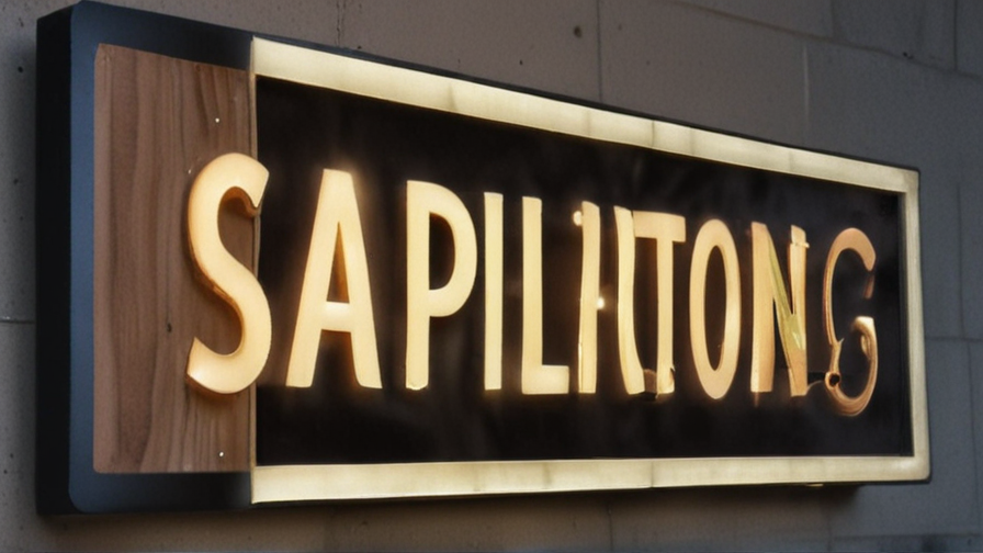 outdoor lighted signs for business