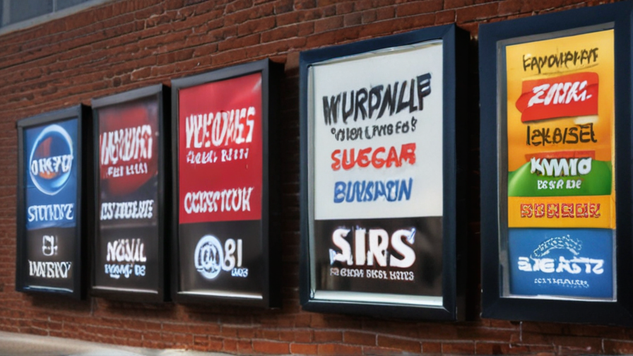 outdoor lighted signs for business