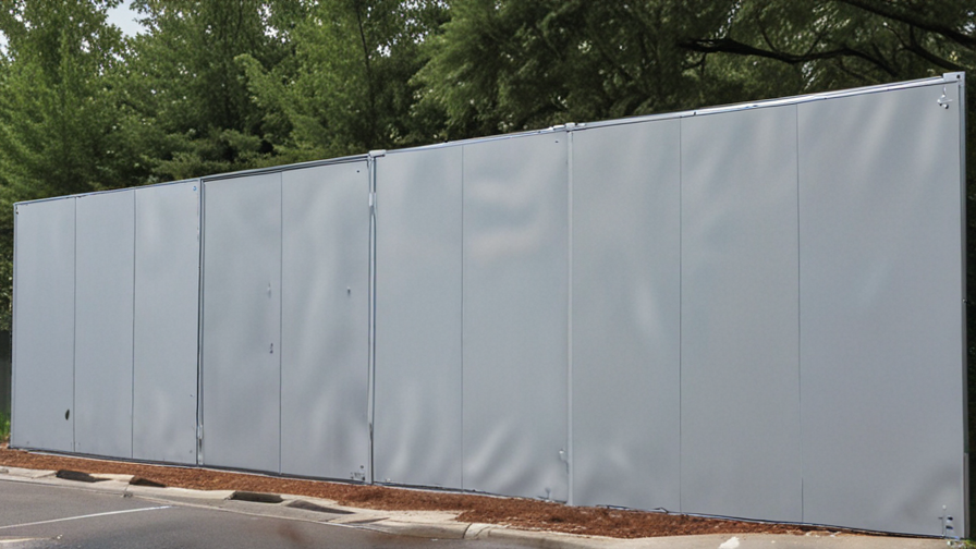 outdoor sound barrier panels