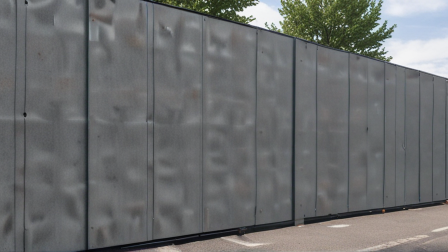 outdoor sound barrier panels