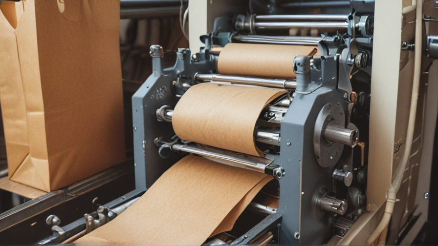 paper bag making machine with printing