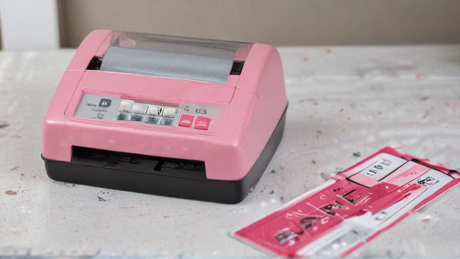 pink label maker