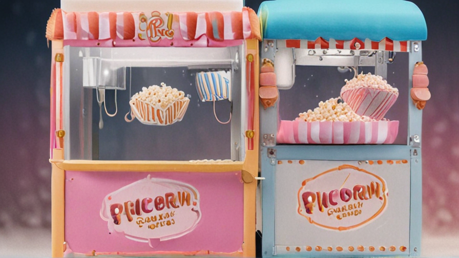 popcorn and cotton candy machine