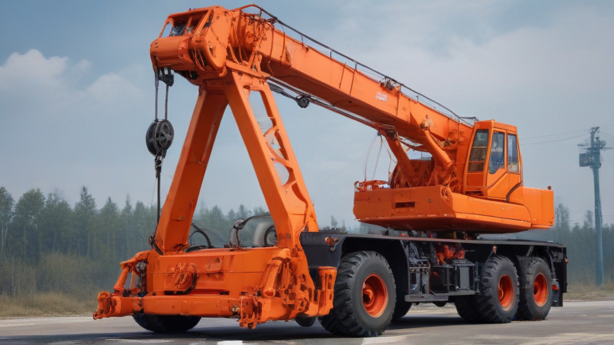 rubber tire crane