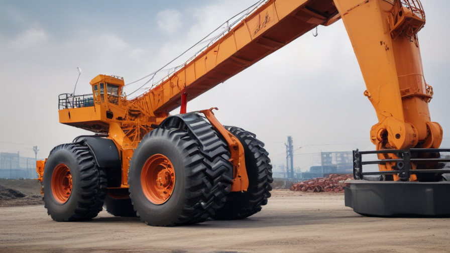 rubber tire crane