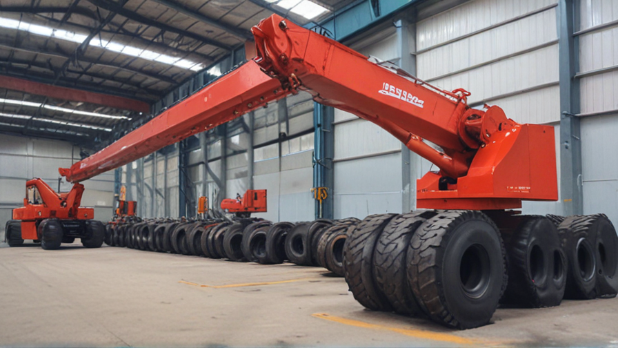rubber tire crane