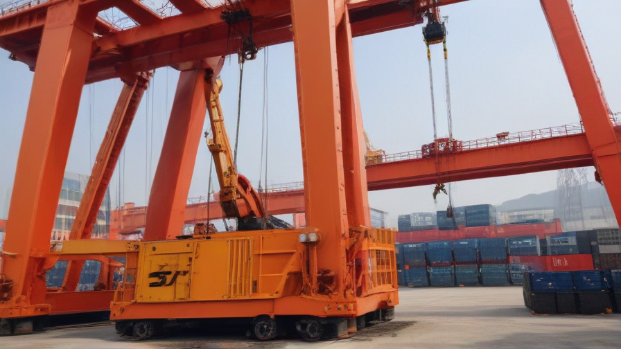 rubber tire crane