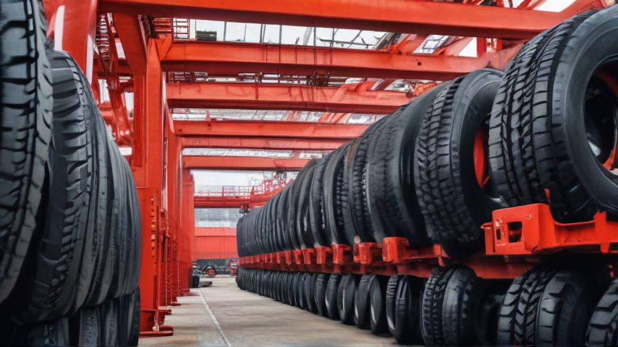 rubber tire crane