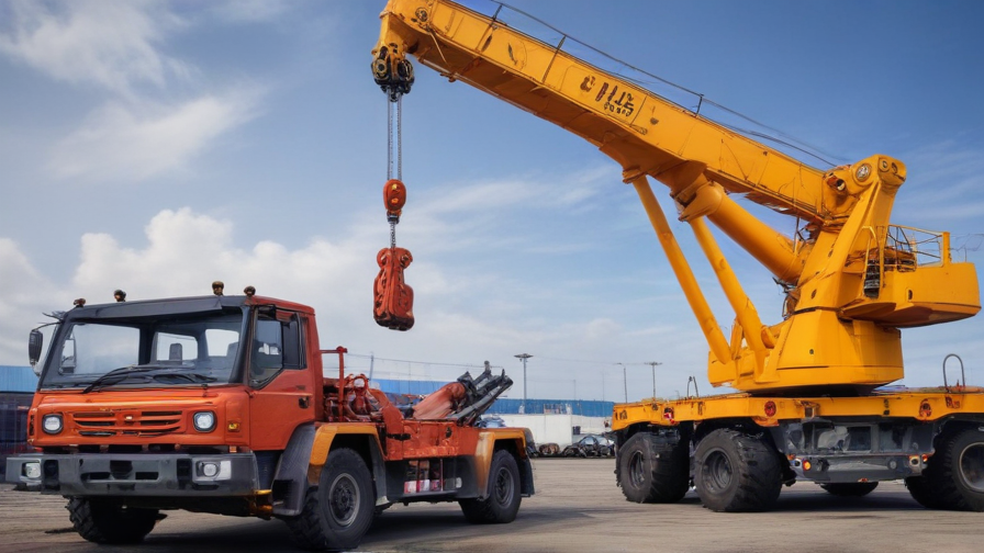 rubber tire crane