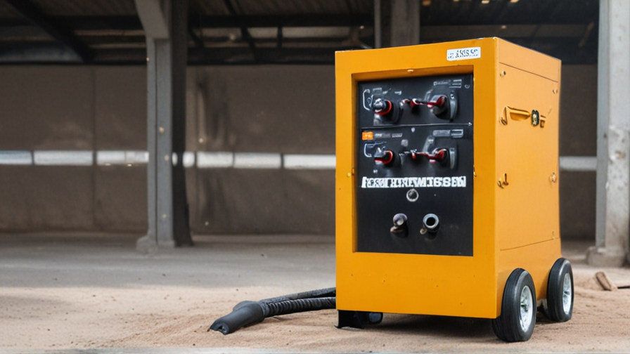sand blasting machine with compressor