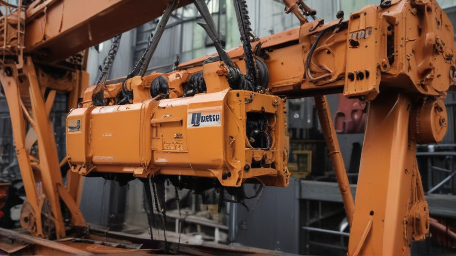 sheaves on a crane