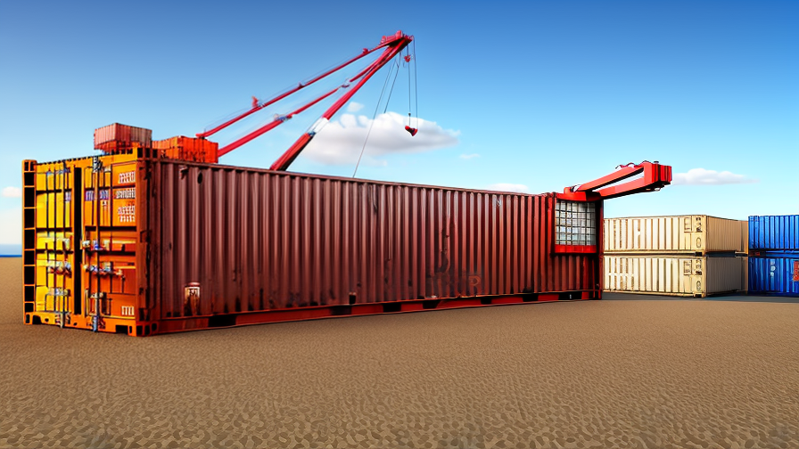 shipping container crane