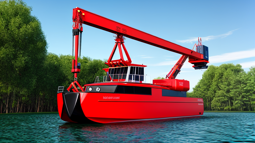 small boat crane