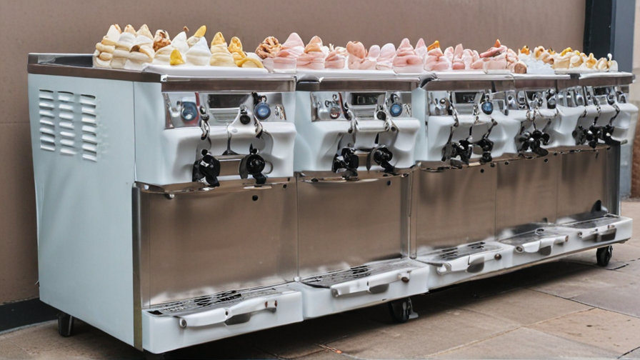 soft serve ice cream machine hire