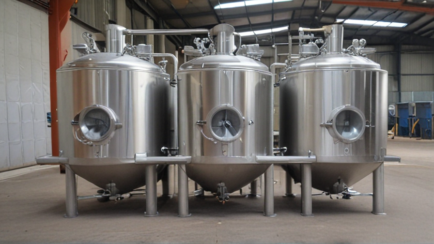 stainless steel mixing tank