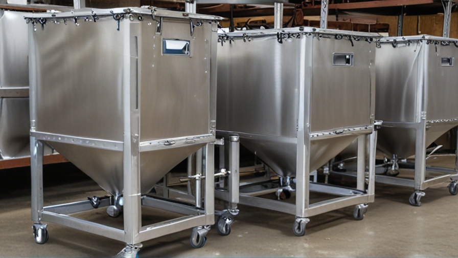 stainless steel totes