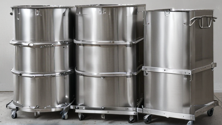 stainless steel totes