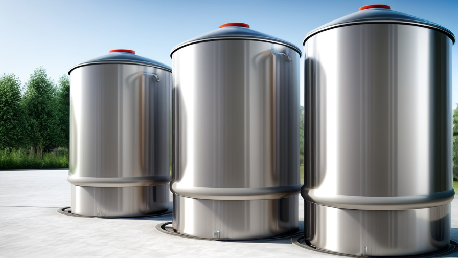 stainless steel water storage tanks