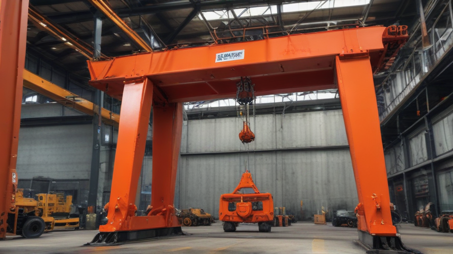 strongway adjustable gantry crane