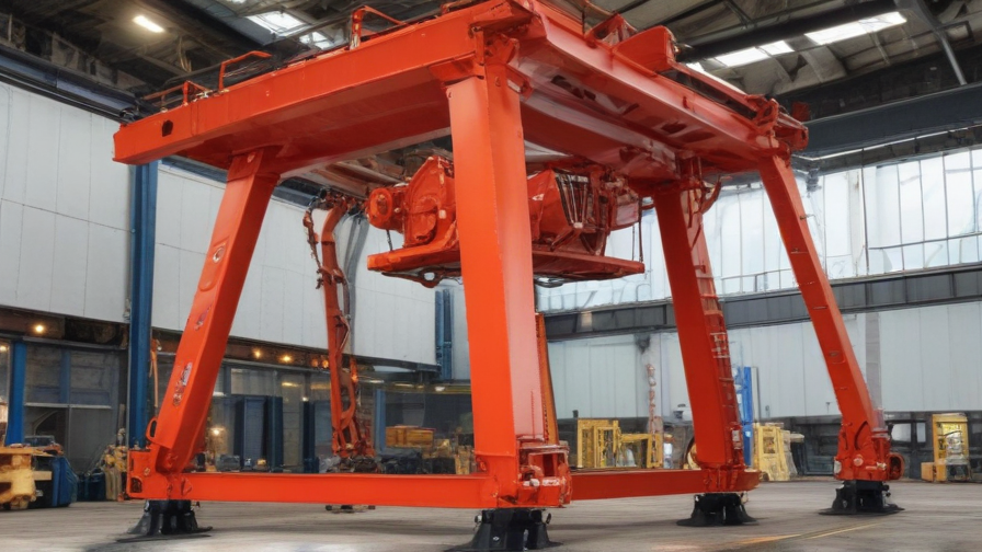 strongway adjustable gantry crane