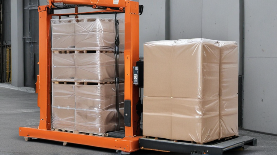 used pallet wrap machine