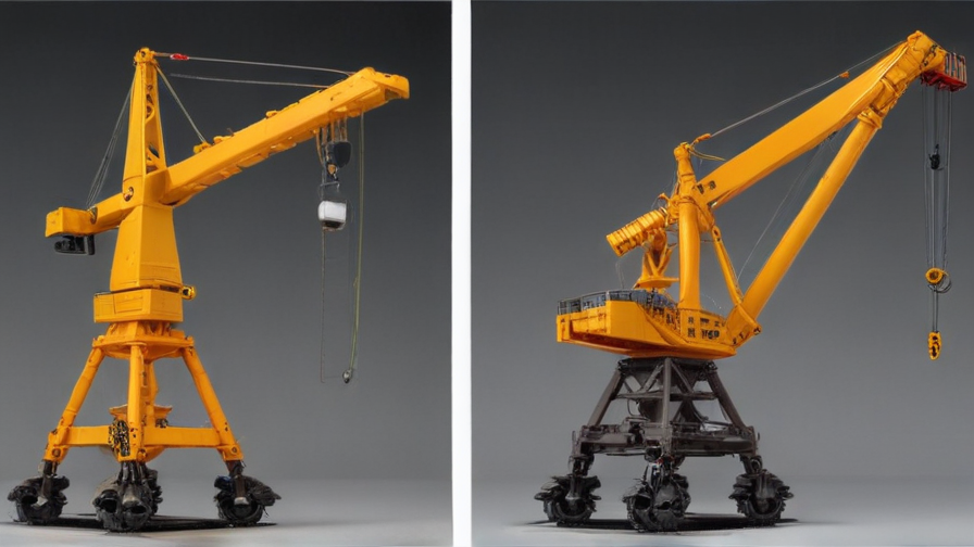 what are four specifications for the crane model