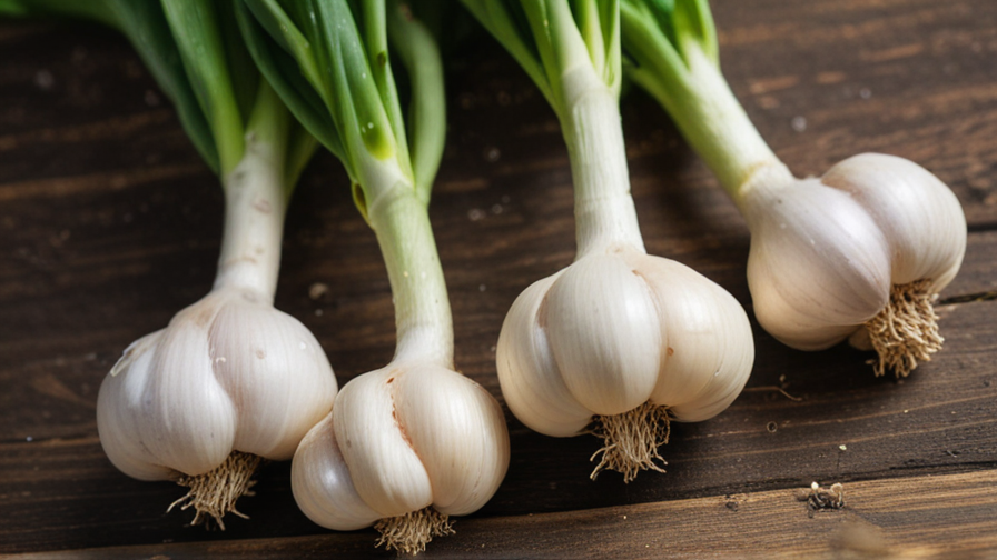 when does garlic grow