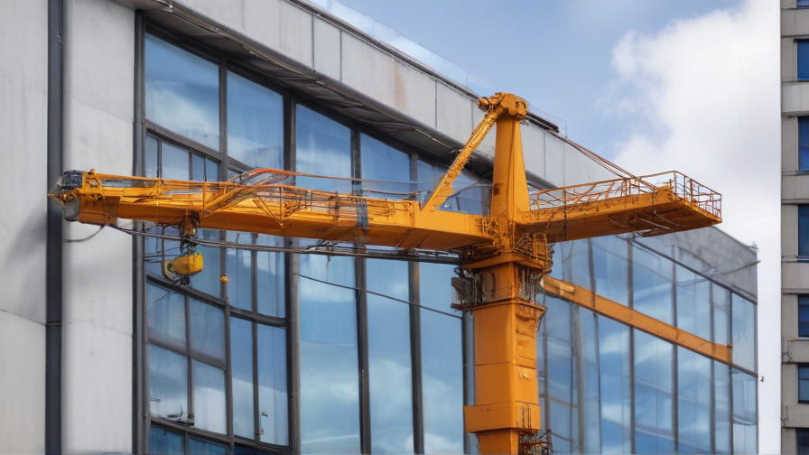 window washing cranes