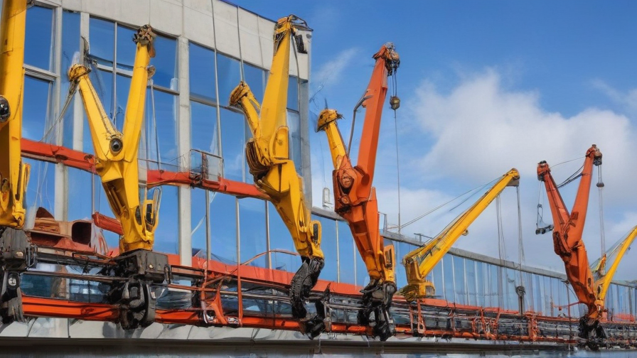 window washing cranes