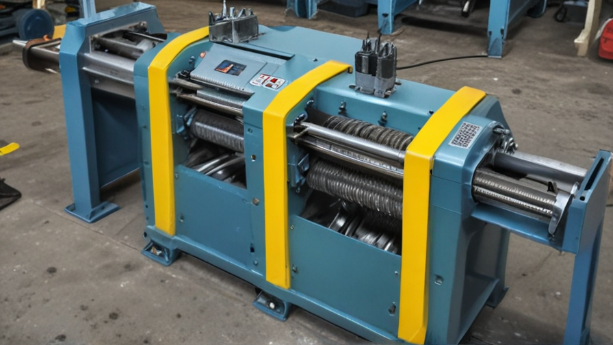 wire straightening cutting machine