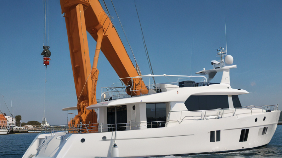 yacht crane