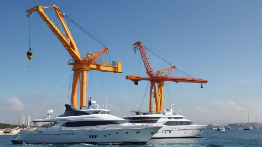 yacht cranes