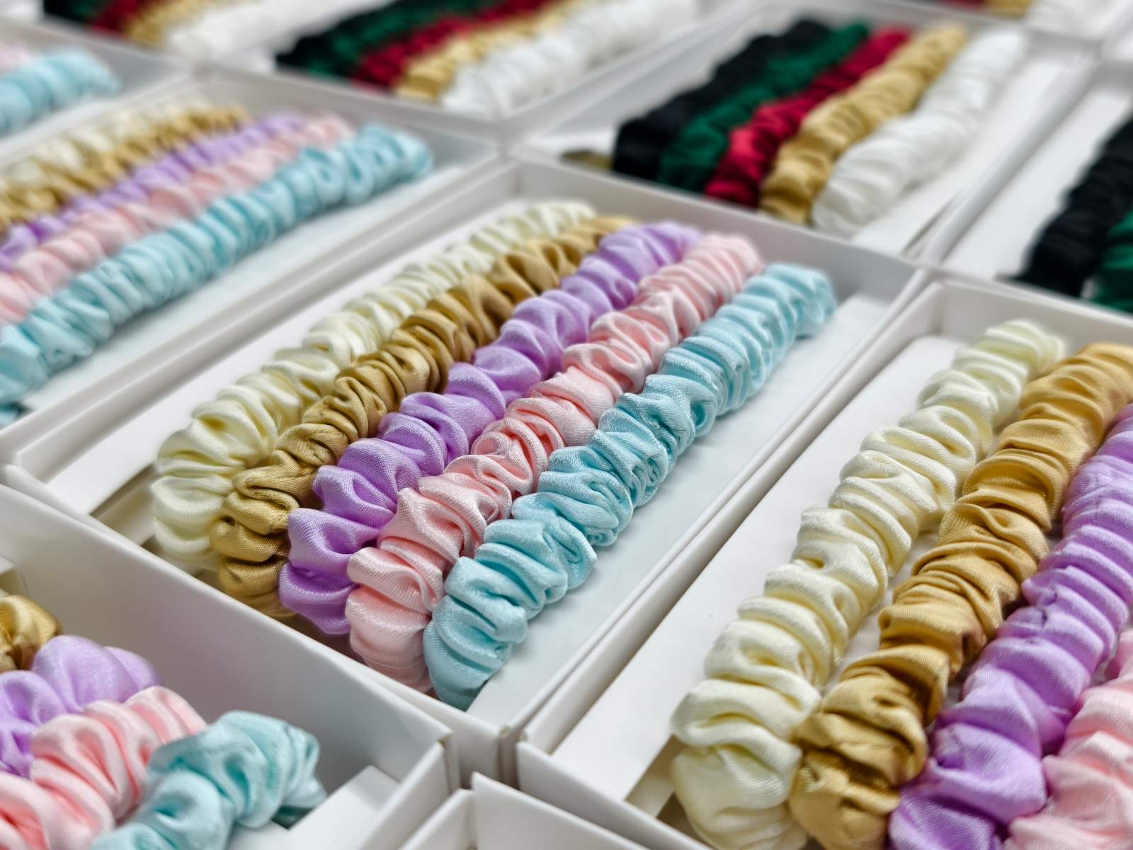 6A Mulberry Silk and Expert Craftsmanship for Custom Scrunchies at Docsun Silk Factory 