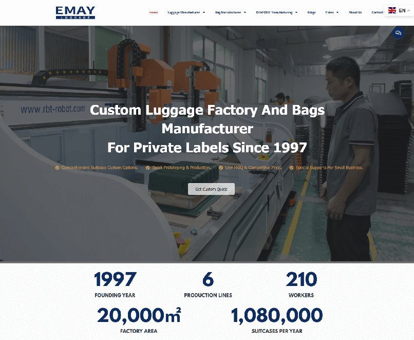 custom luggage manufacturer