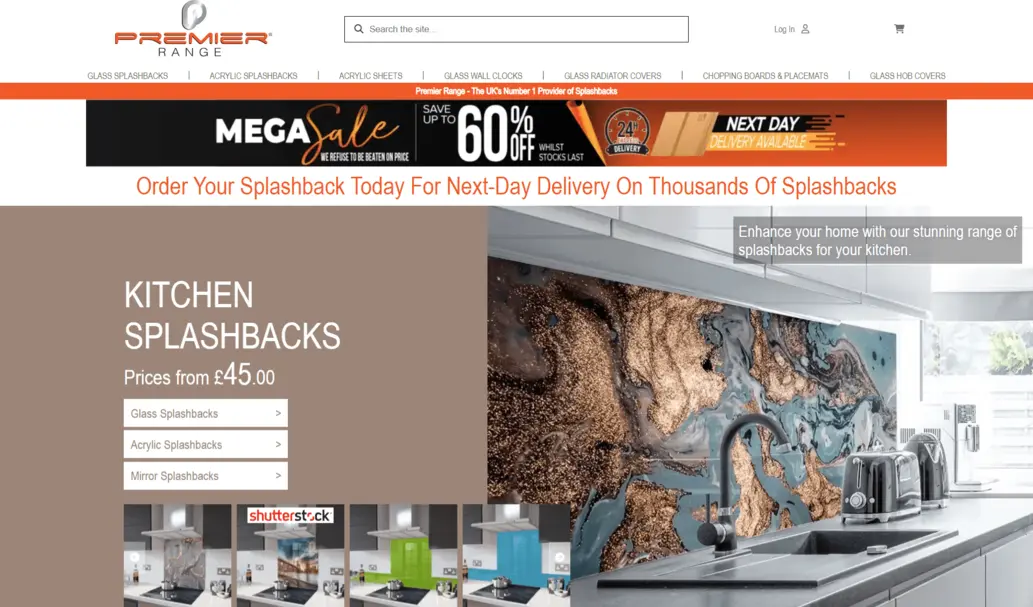 Splashbacks | Retail and trade Product