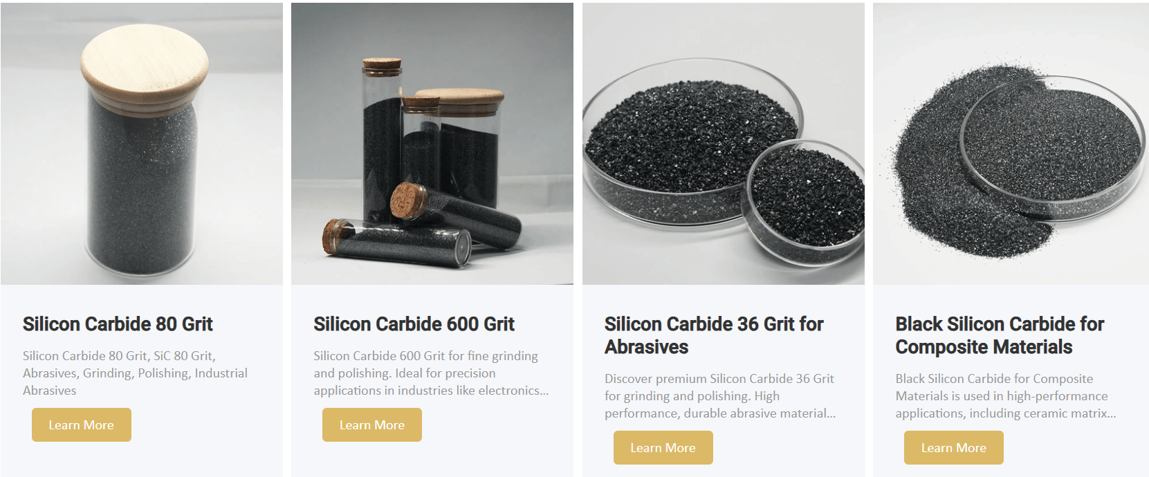 black silicon carbide