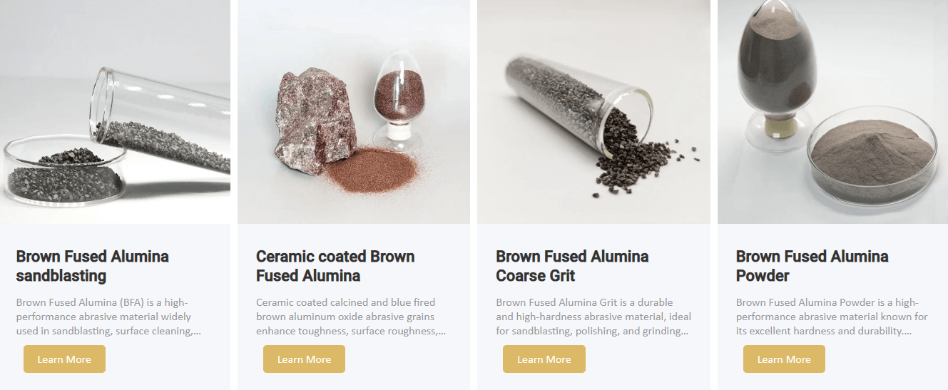 Brown fused alumina