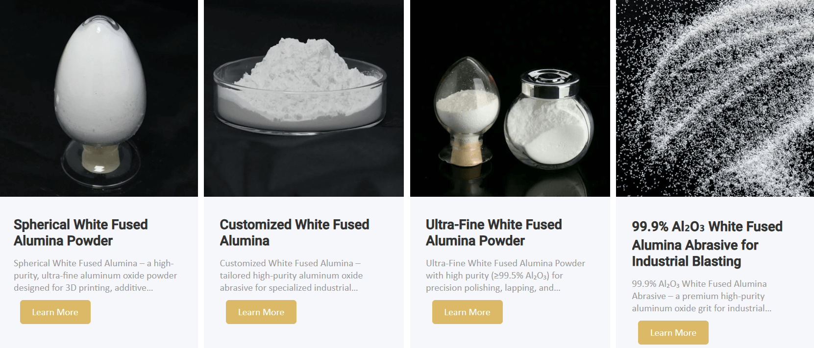 white fused alumina
