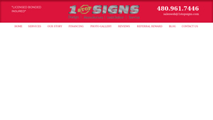 1 Stop Signs - Custom Business Signage