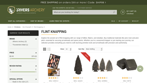3 Rivers Archery - Flint Knapping Supplies