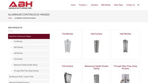 Architectural Builders Hardware - Aluminum Continuous Hinges