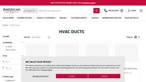 Jones MFG - 24 X 10 X 48 HVAC Trunk Duct