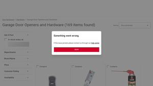 Ace Hardware - Garage Door Parts