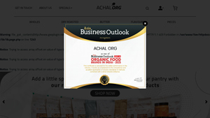 Achal Org - Premium Organic Cashew Nuts