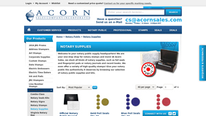 Acorn Sales - Notary Public Supplies & Kits