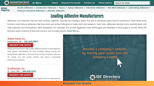 Adhesive Manufacturers - Epoxy & Cyanoacrylate Adhesives
