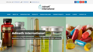 Adinath International - Pharmaceutical Machinery