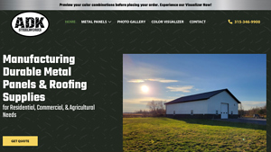 Adirondack Steelworks - Durable Metal Panels & Roofing Supplies