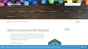 Adventure Dice - Wholesale TTRPG Dice & Accessories