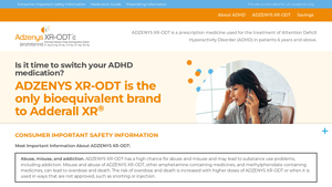 ADZENYS XR-ODT - ADHD Treatment